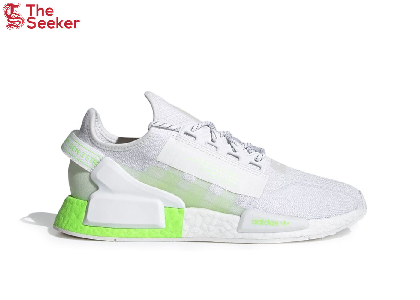 adidas NMD R1 V2 White Signal Green