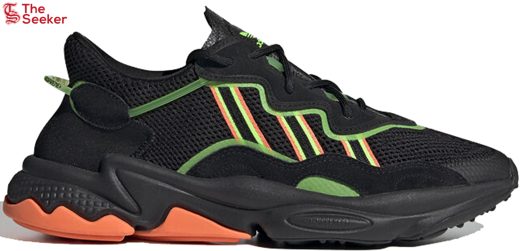 adidas Ozweego Black Orange Green