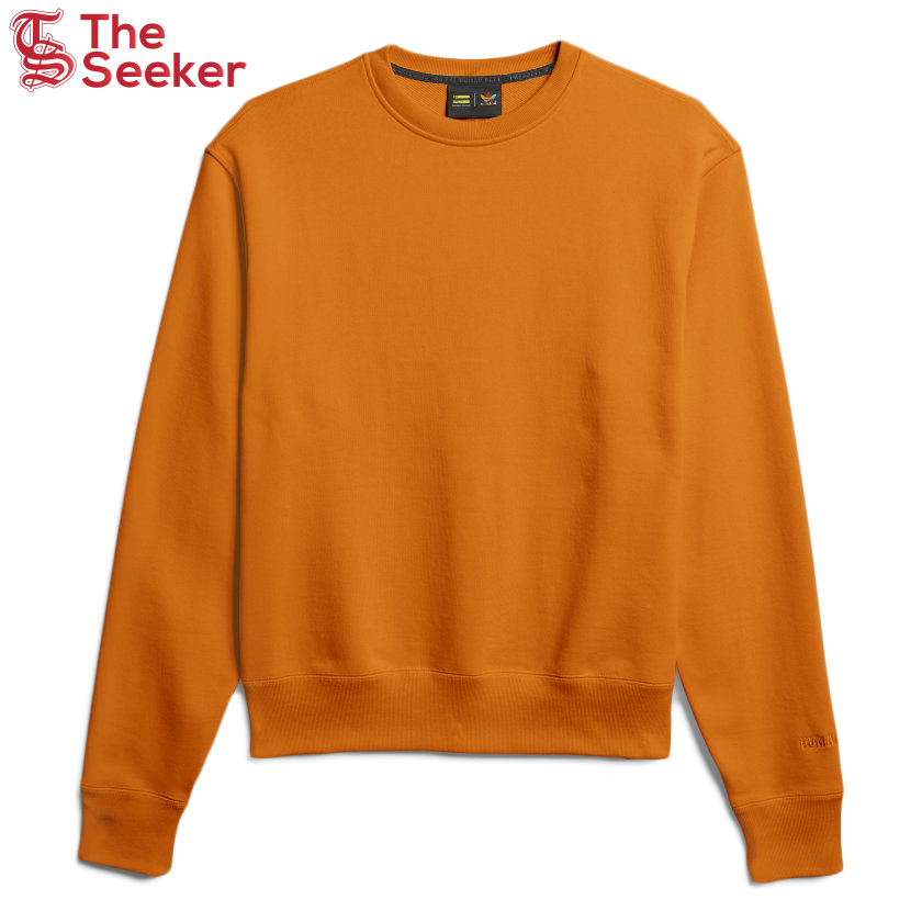 adidas Pharrell Williams Basics Crewneck Sweatshirt Bright Orange