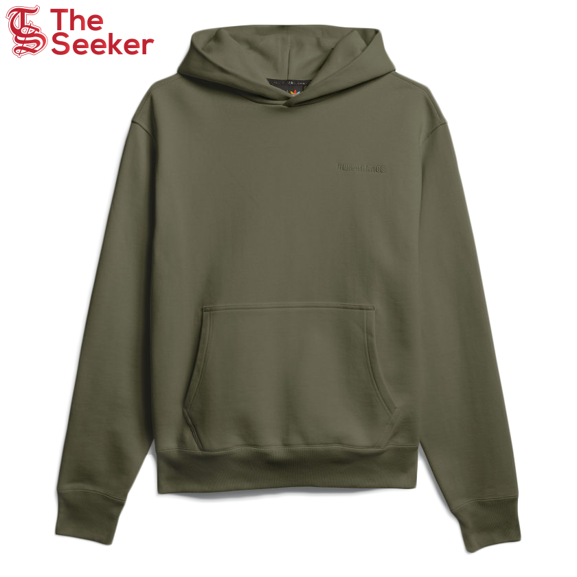 adidas Pharrell Williams Basics Hoodie Olive Cargo