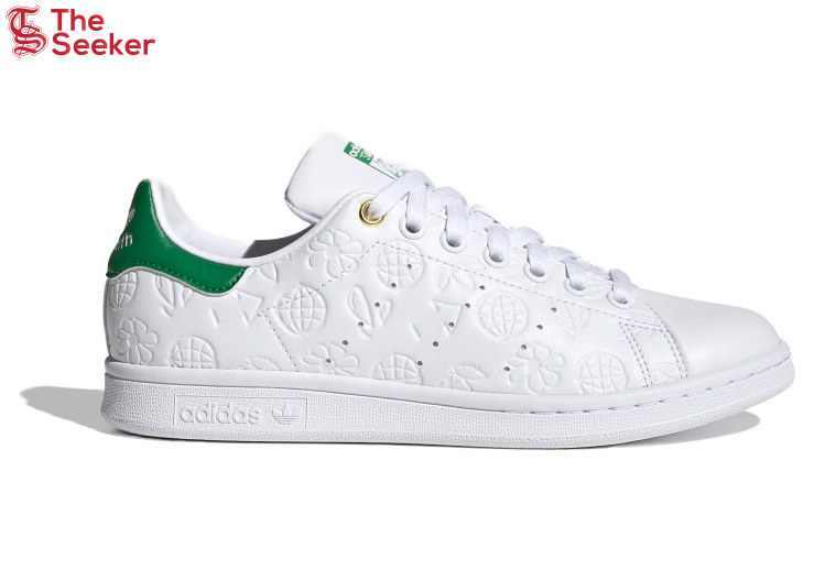 adidas Stan Smith Embossed Graphics White Green (Women's)