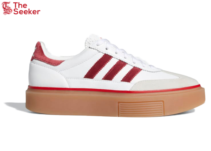 adidas Super Sleek 72 White Burgundy Gum (Women's)