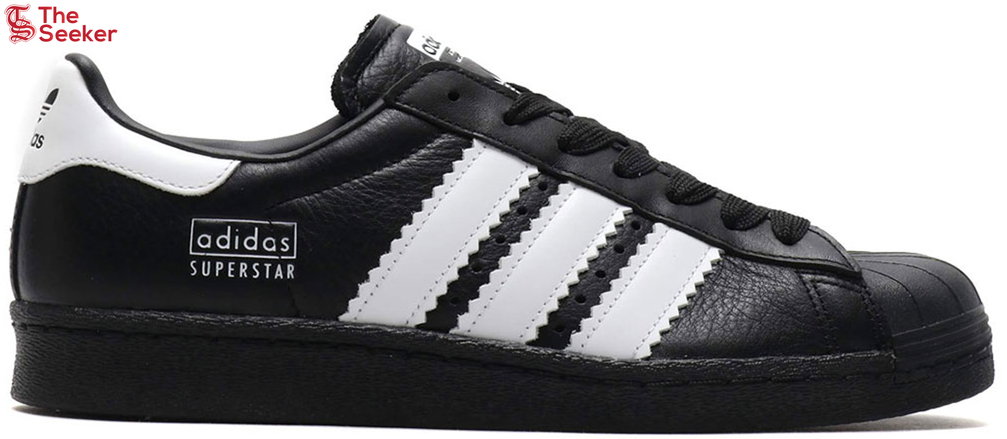 adidas Superstar 80s Enlarged Stripes Black