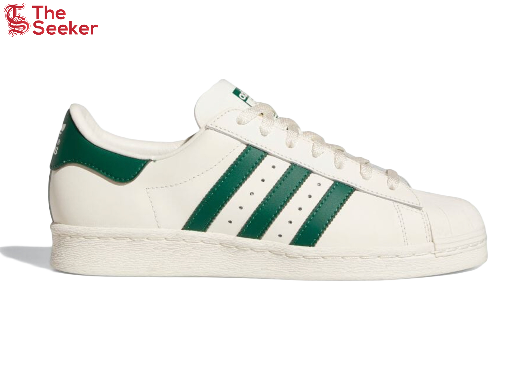 adidas Superstar 82 White Dark Green