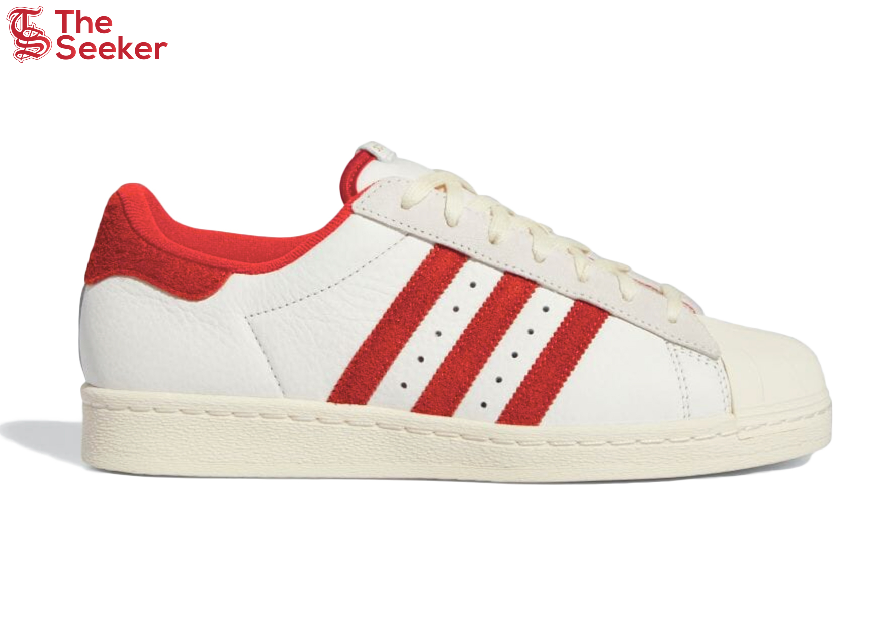 adidas Superstar 82 White Vivid Red