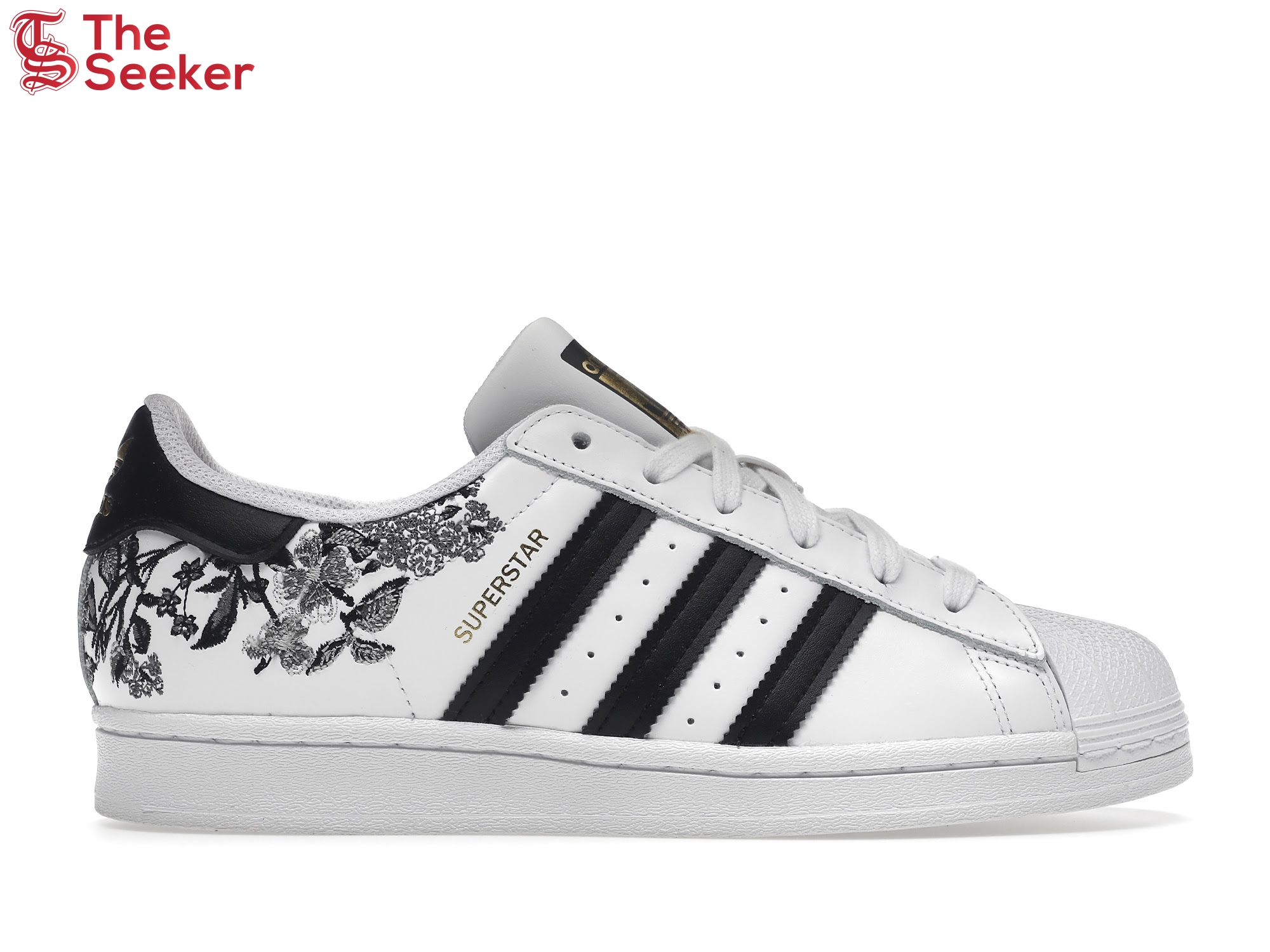 adidas Superstar Black Floral (Women's)