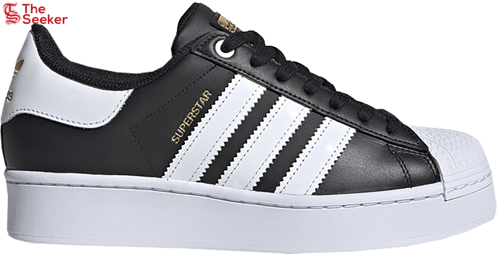 adidas Superstar Bold Black White (Women's)