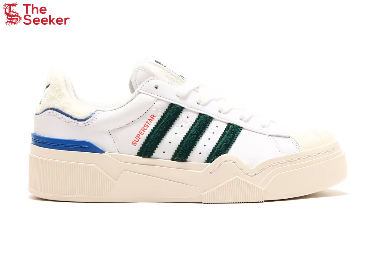 adidas Superstar Bonega 2B Footwear White Dark Green (Women's)