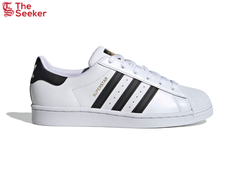 adidas Superstar Cloud White Black Stripes (Women's)