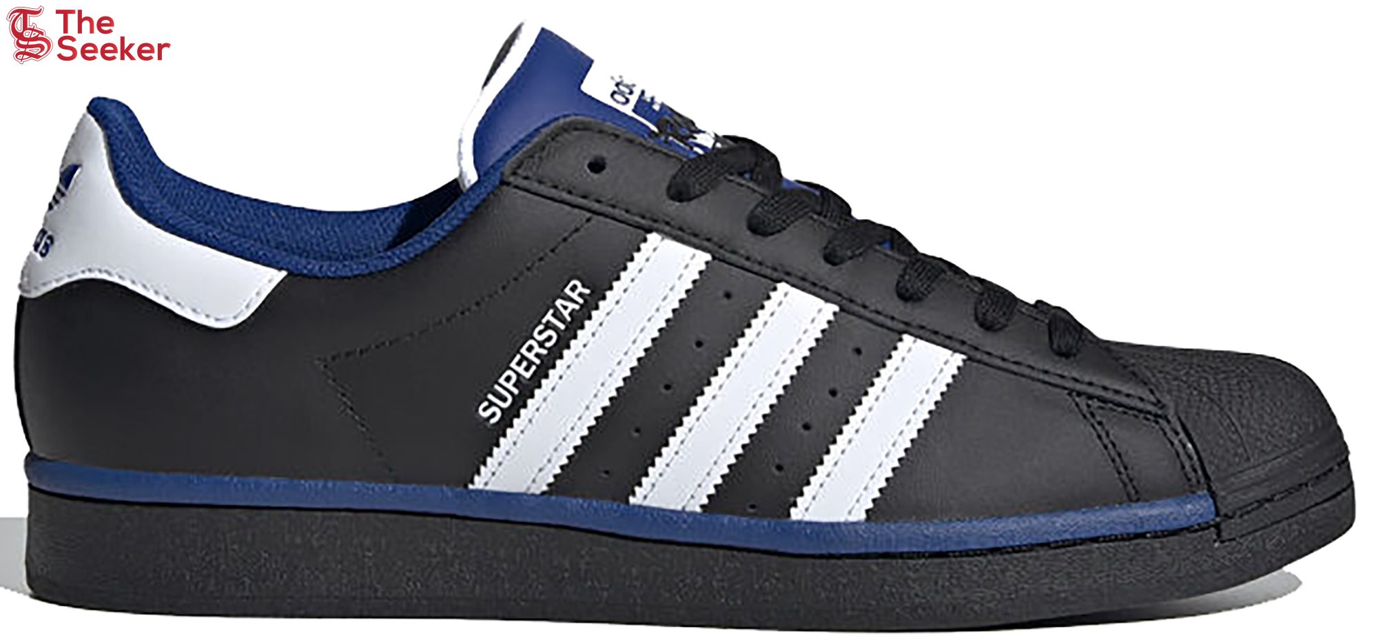 adidas Superstar Core Black Collegiate Royal