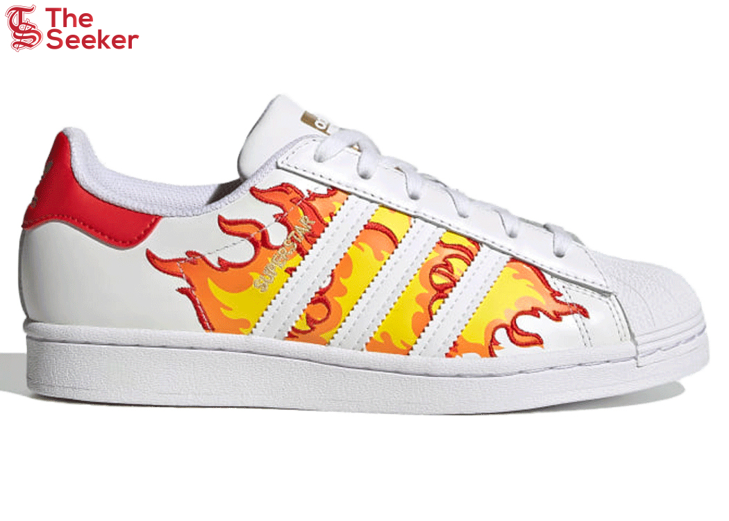 adidas Superstar Embroidered Flames (Women's)