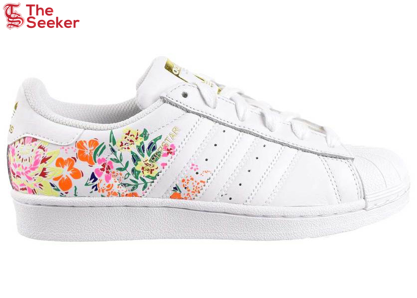 adidas Superstar Floral Gold Metallic (Women's)