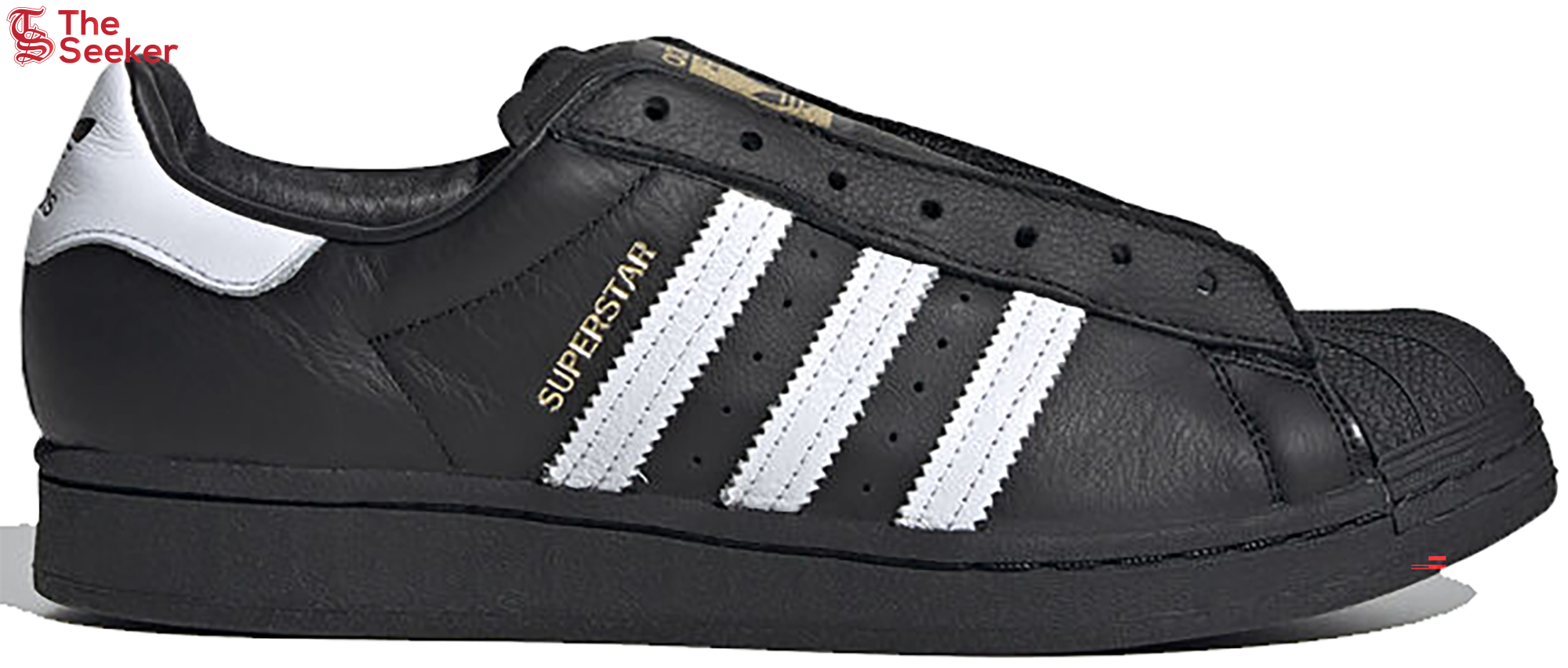 adidas Superstar Laceless Black White