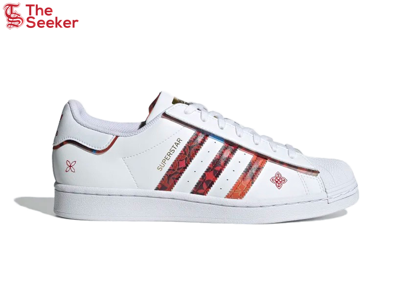 adidas Superstar Lunar New Year White Red