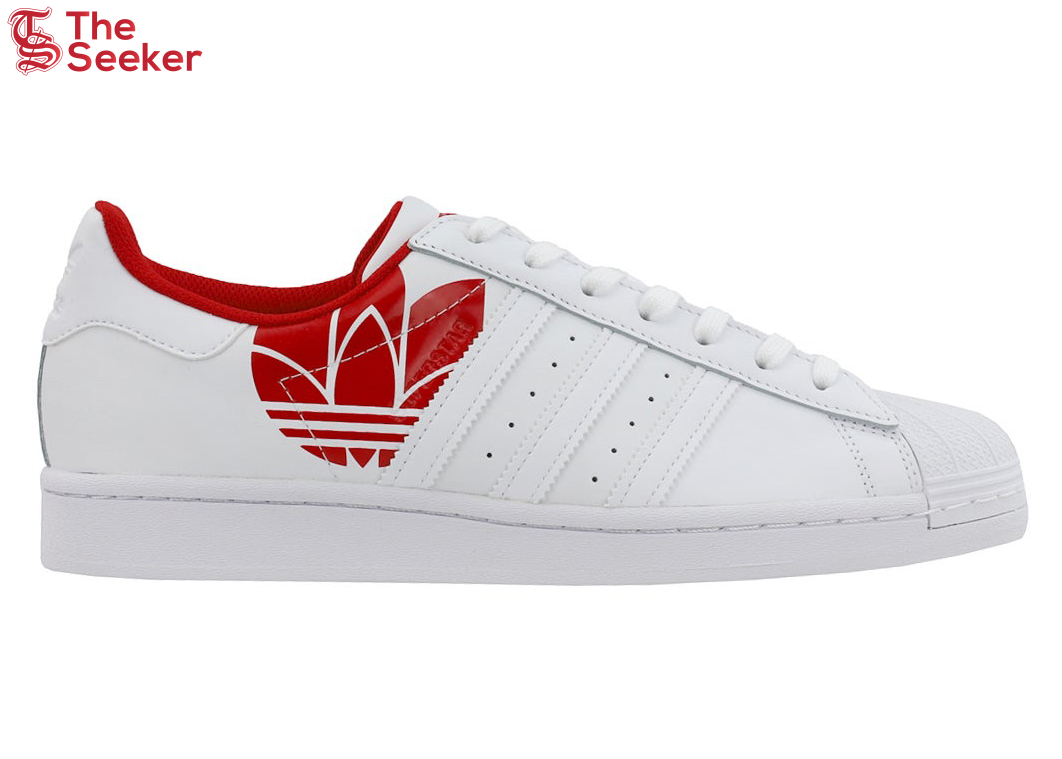 adidas Superstar Scarlet Red Trefoil