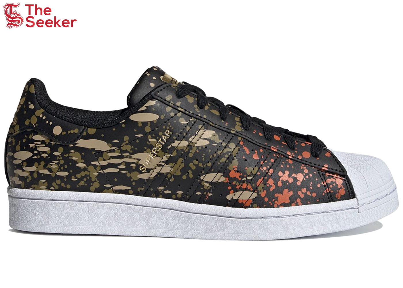 adidas Superstar Splashes, Splatter and Drips Black