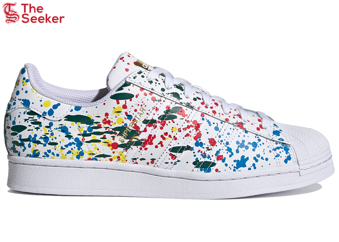 adidas Superstar Splashes, Splatter and Drips White