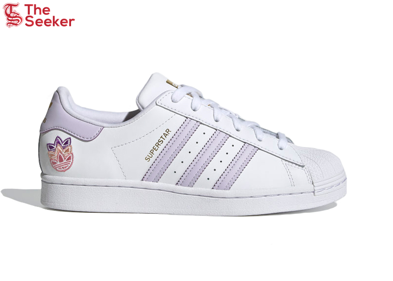 adidas Superstar Trefoil White Purple Tint (Women's)