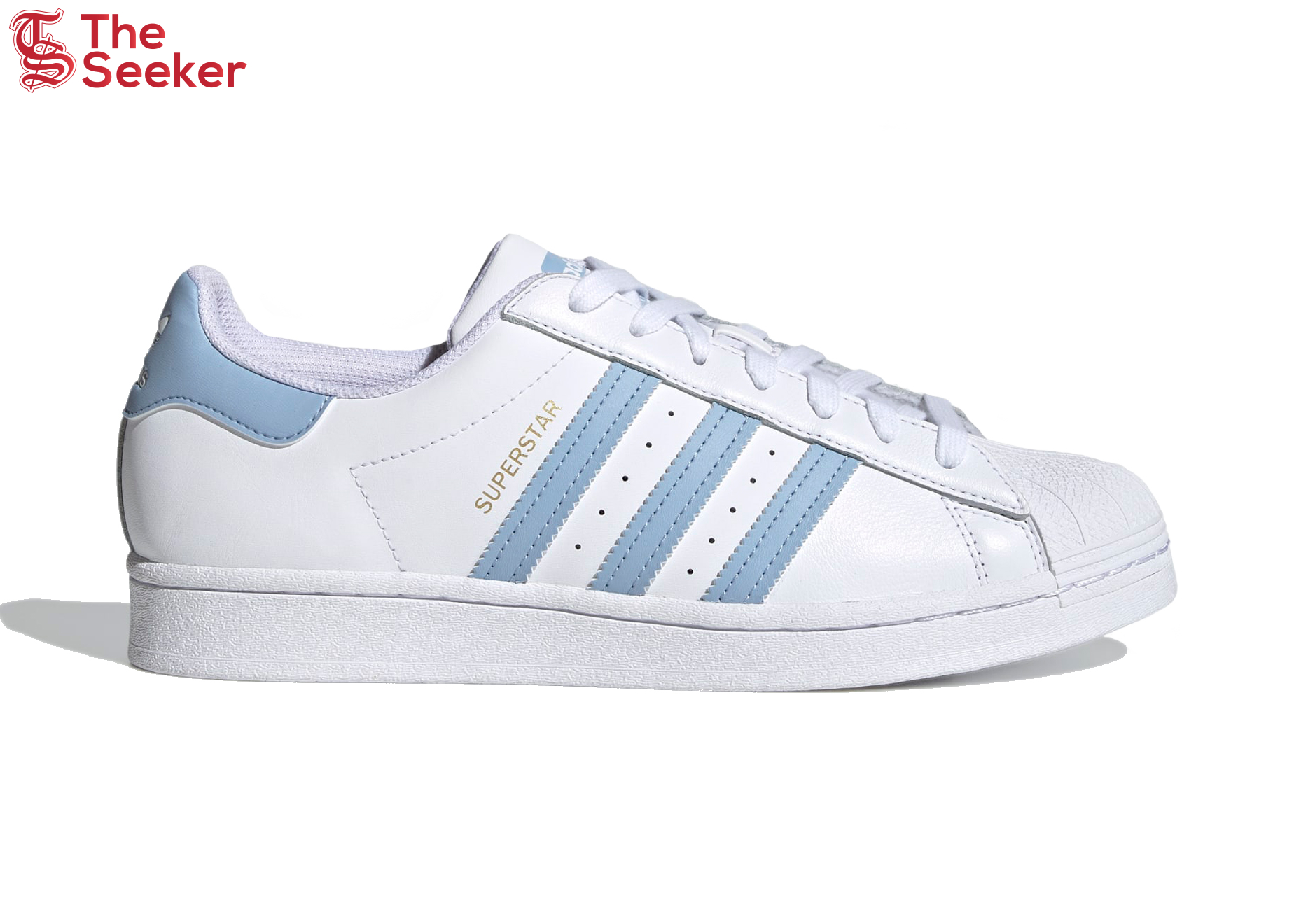 adidas Superstar White Ambient Sky Gold