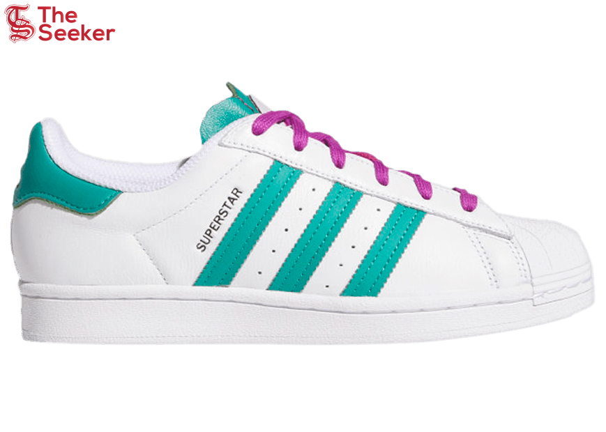 adidas Superstar White Glory Green (Women's)