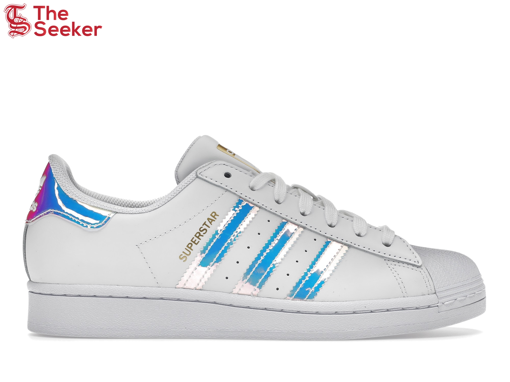 adidas Superstar White Iridescent Stripes (Women's)