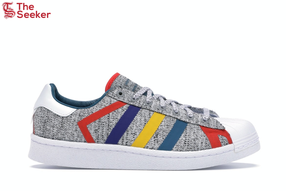 adidas Superstar White Mountaineering Grey Heather