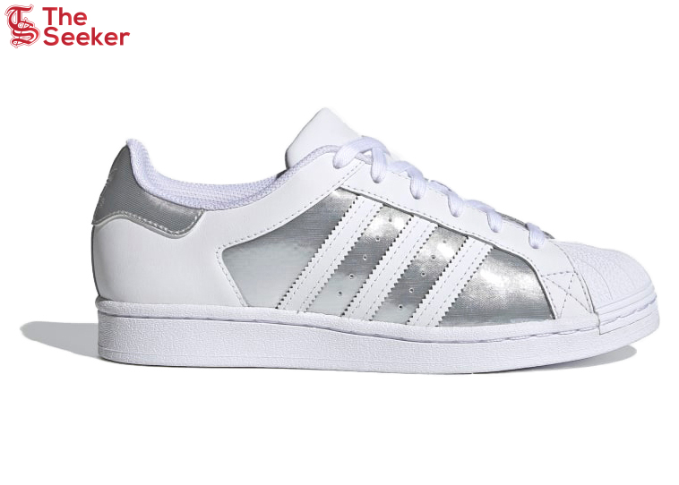 adidas Superstar White Silver Metallic (Women's)