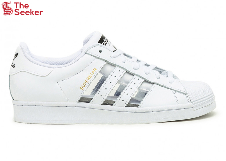 adidas Superstar White Transparent Stripes