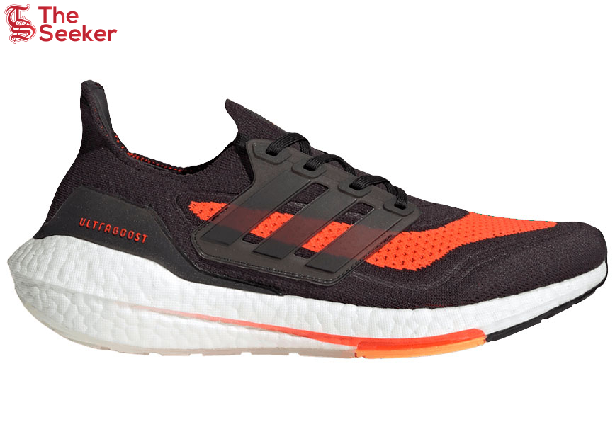 adidas Ultra Boost 21 Carbon Solar Red