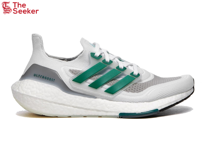 adidas Ultra Boost 21 White Sub Green