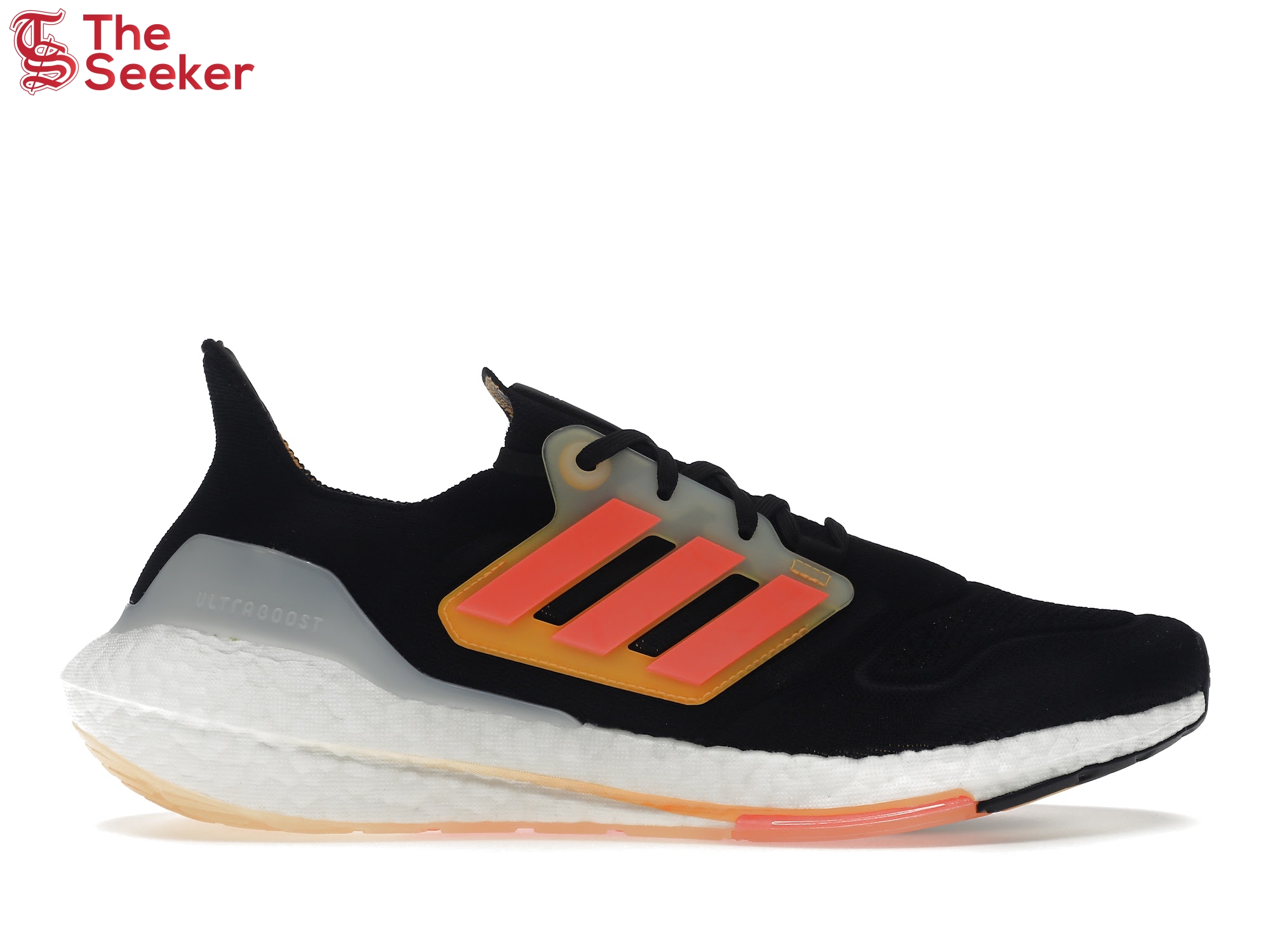 adidas Ultra Boost 22 Black Turbo Flash Orange