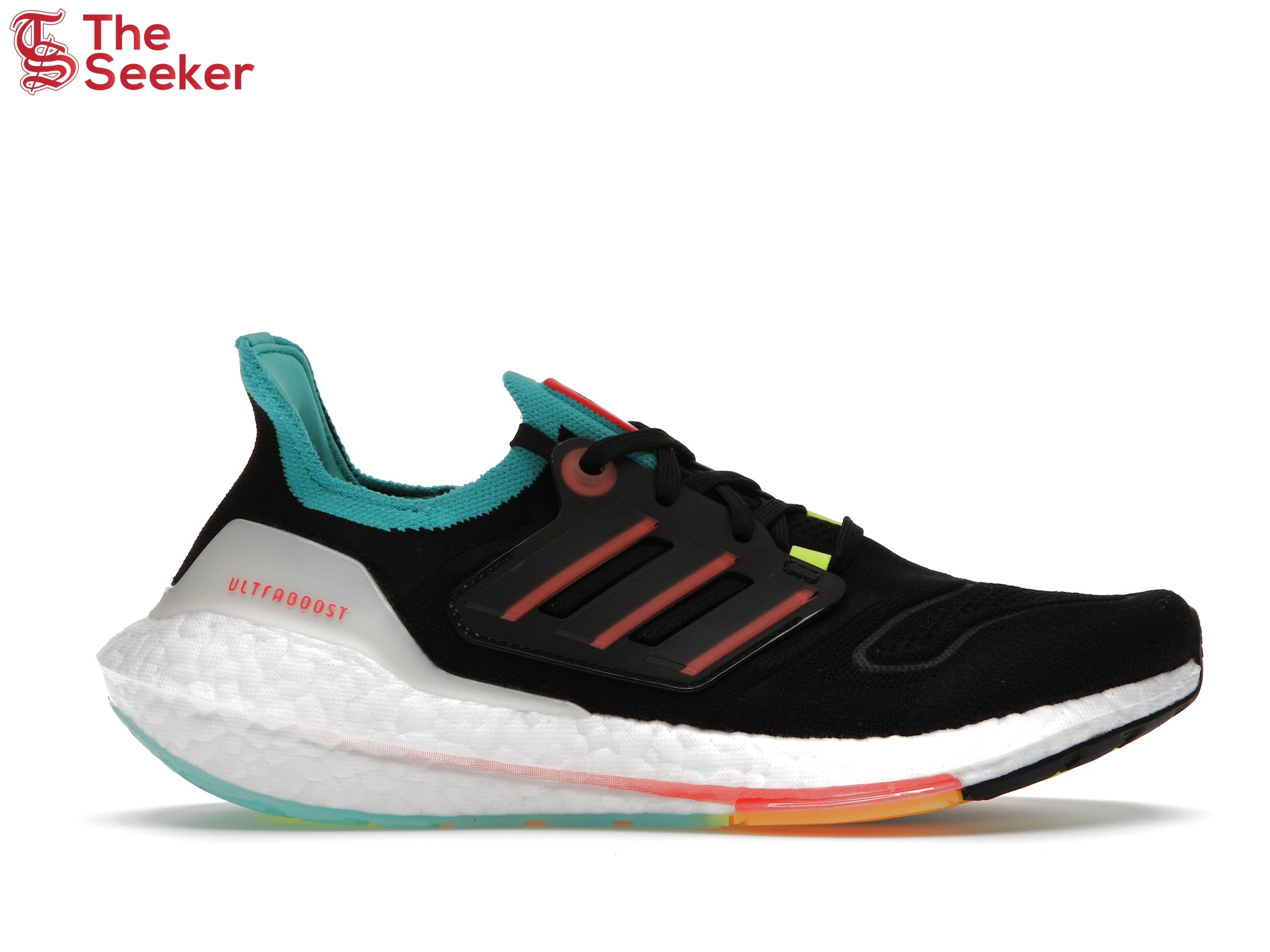 adidas Ultra Boost 22 Black Turbo Mint Rust