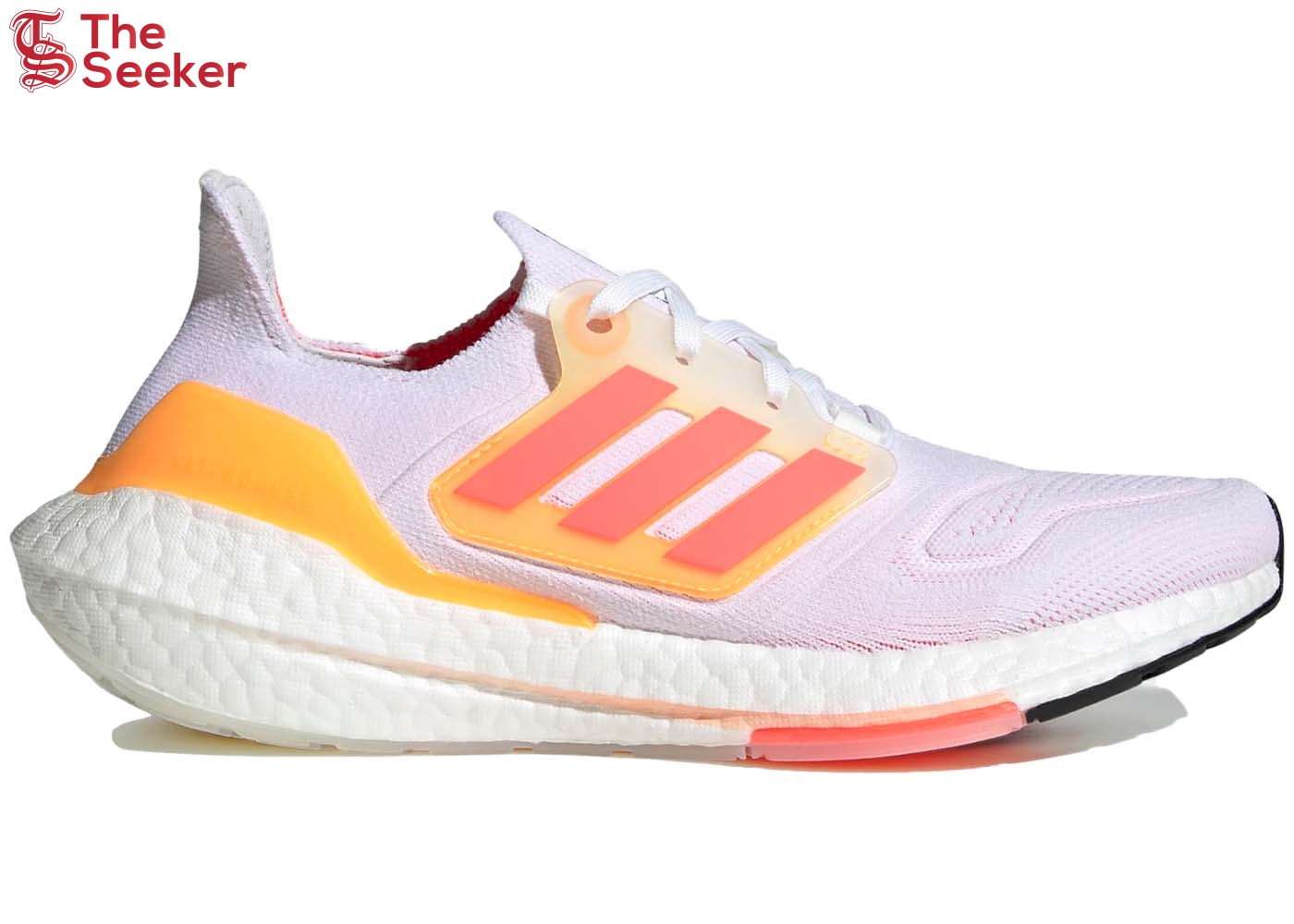 adidas Ultra Boost 22 White Turbo Flash Orange (Women's)