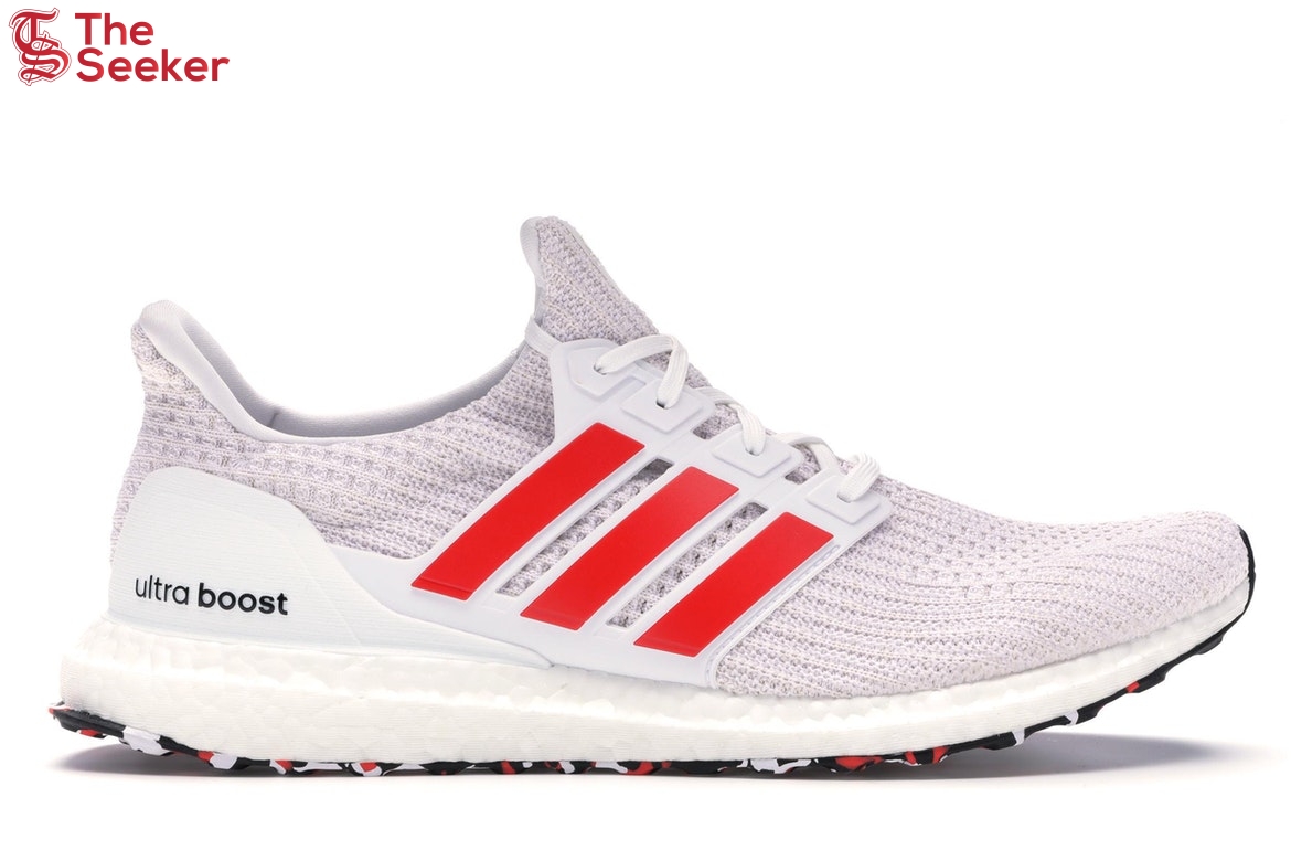 adidas Ultra Boost 4.0 Cloud White Active Red