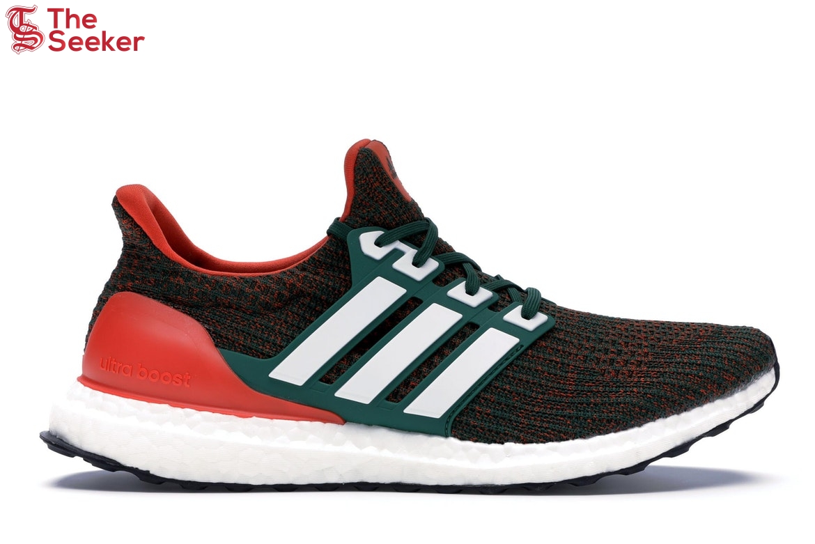 adidas Ultra Boost 4.0 Miami Hurricanes