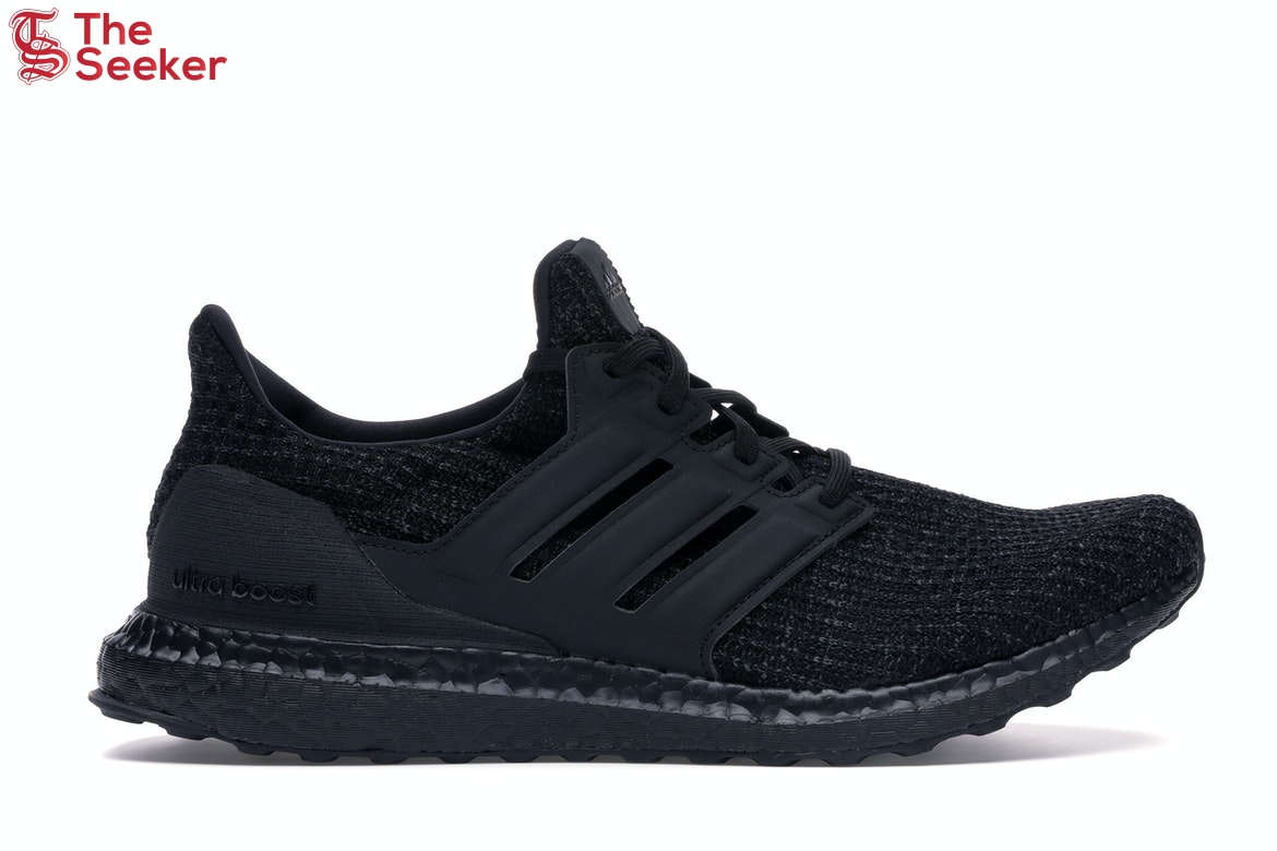 adidas Ultra Boost 4.0 Triple Black Nubuck Cage