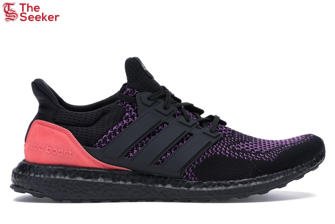 adidas Ultra Boost Core Black Active Purple Shock Red