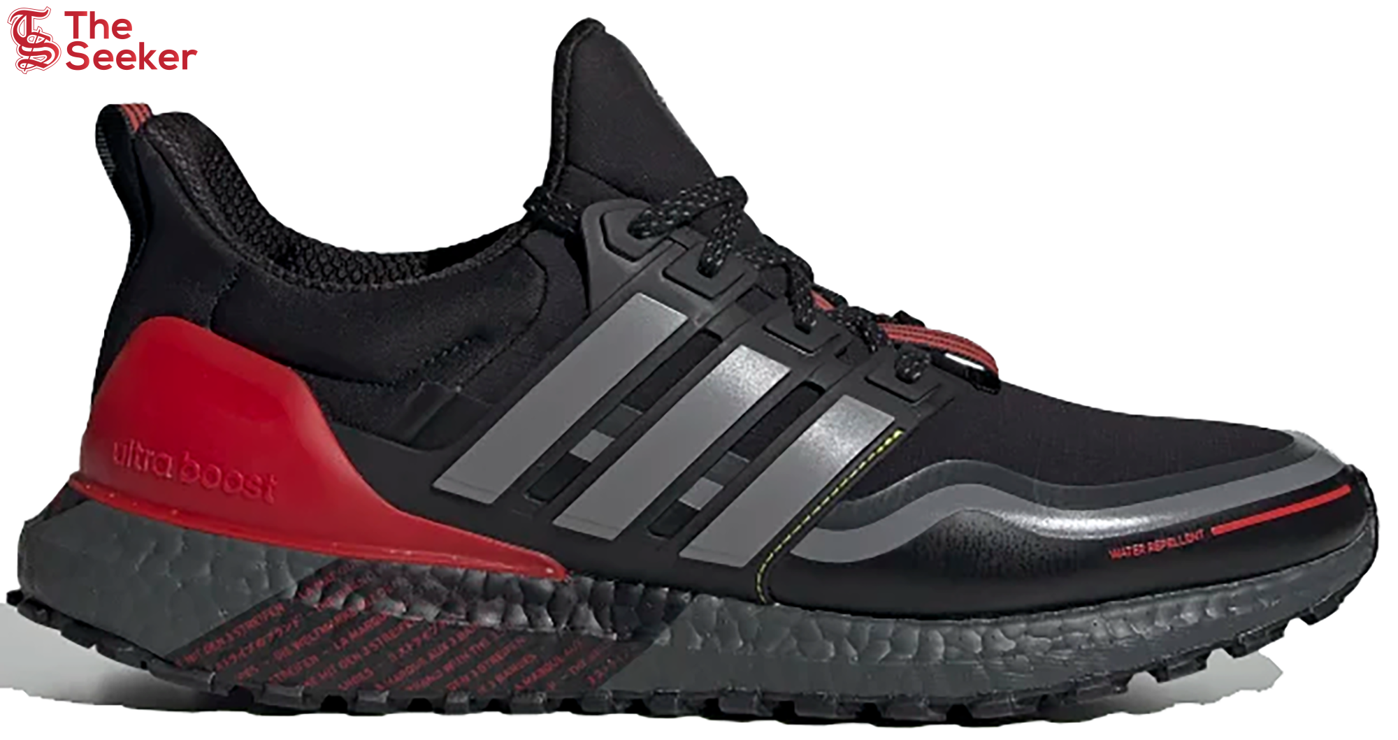 adidas Ultra Boost Guard Black Grey Scarlet