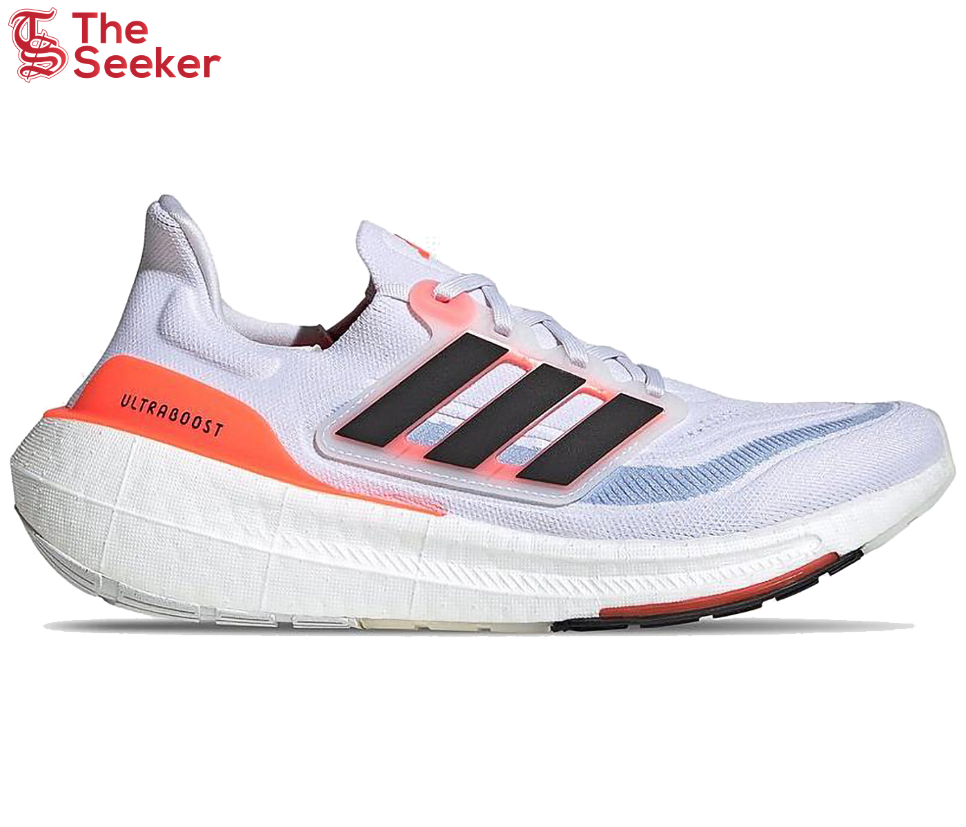 adidas Ultra Boost Light White Black Solar Red