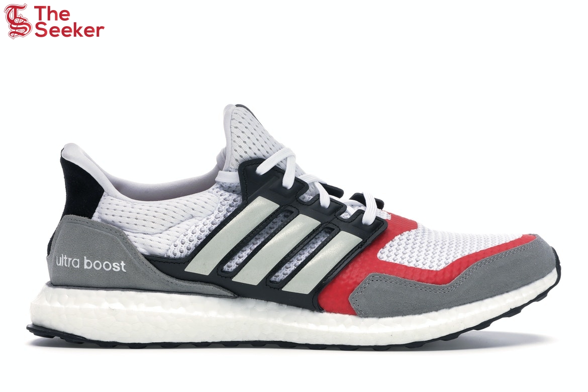 adidas Ultra Boost S&L White Grey Scarlet