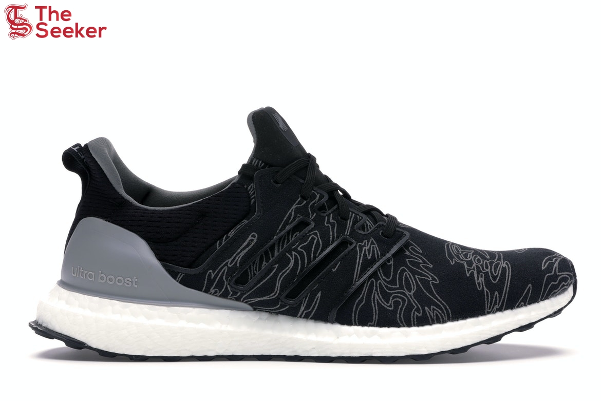 adidas Ultra Boost Undefeated Performance Running Black