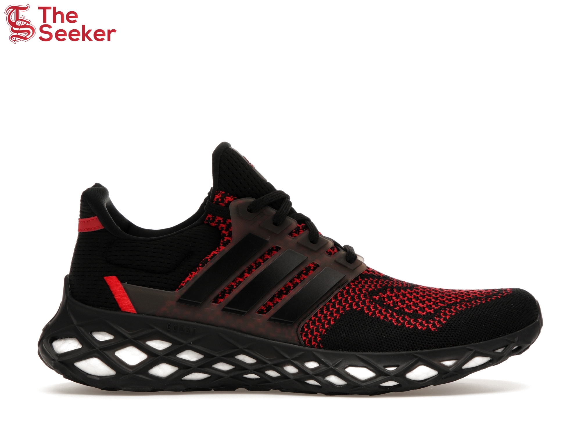 adidas Ultra Boost Web DNA Core Black Vivid Red