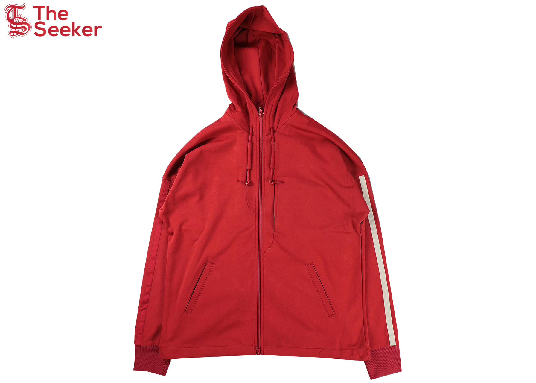 adidas Y-3 3 Stripes Hoodie Red/Chili Pepper