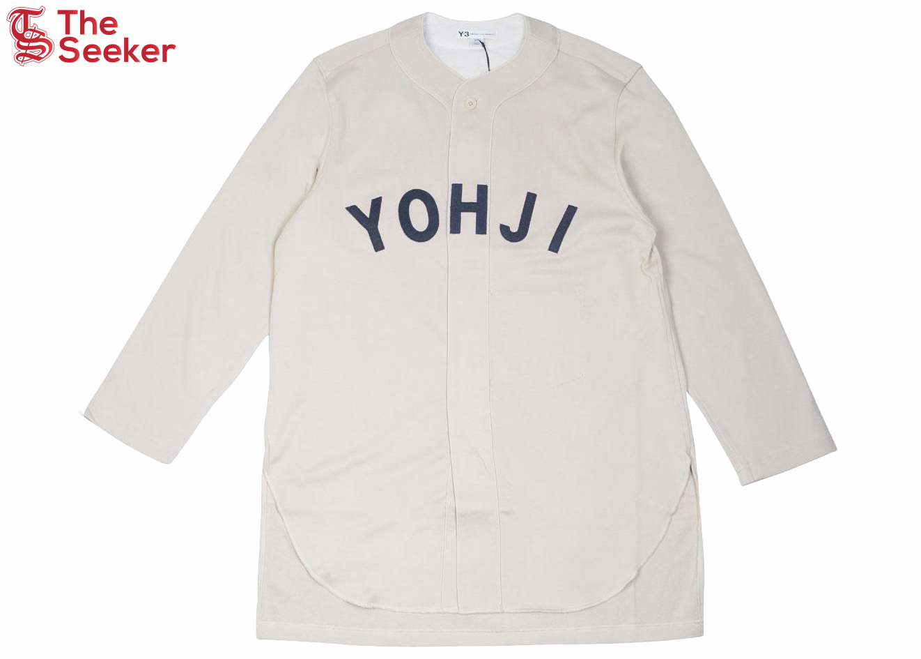 adidas Y-3 FT Yohji Letters Baseball Shirt Beige/Ecru