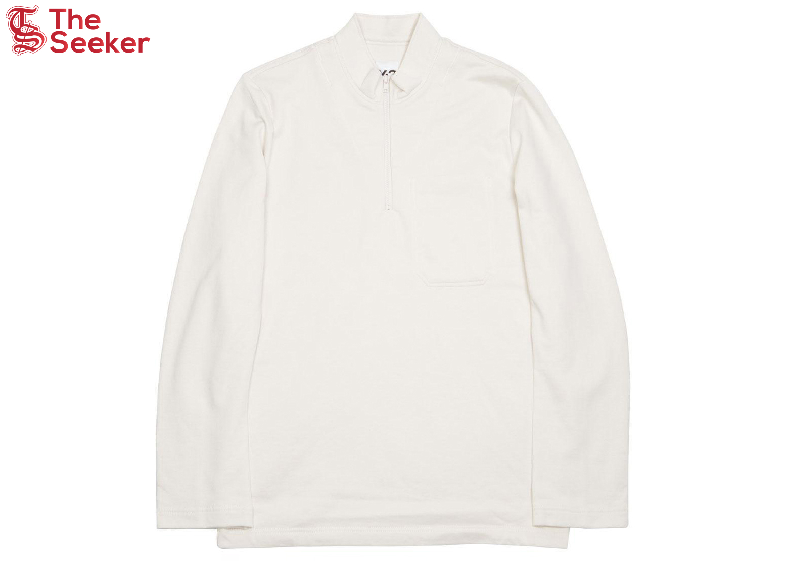adidas Y-3 Sashiko Half-Zip Sweater Beige