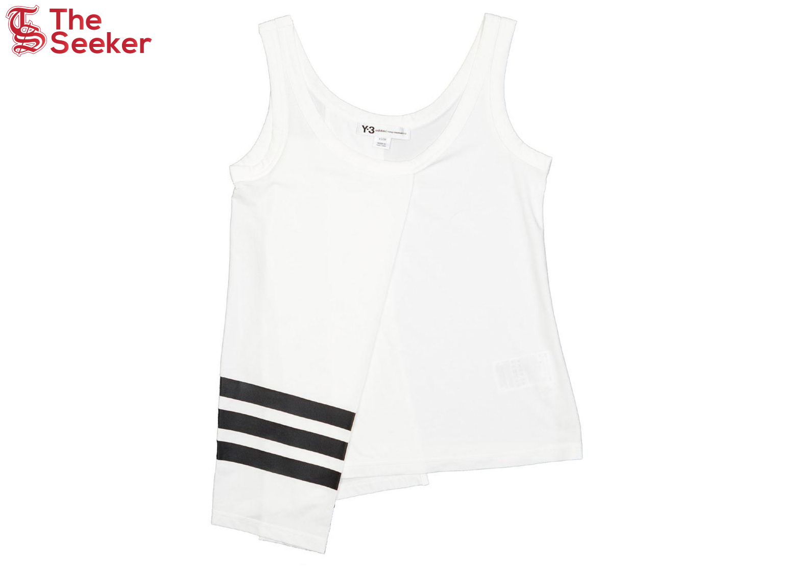 adidas Y-3 Women 3 Stripes Tank Top White/Black