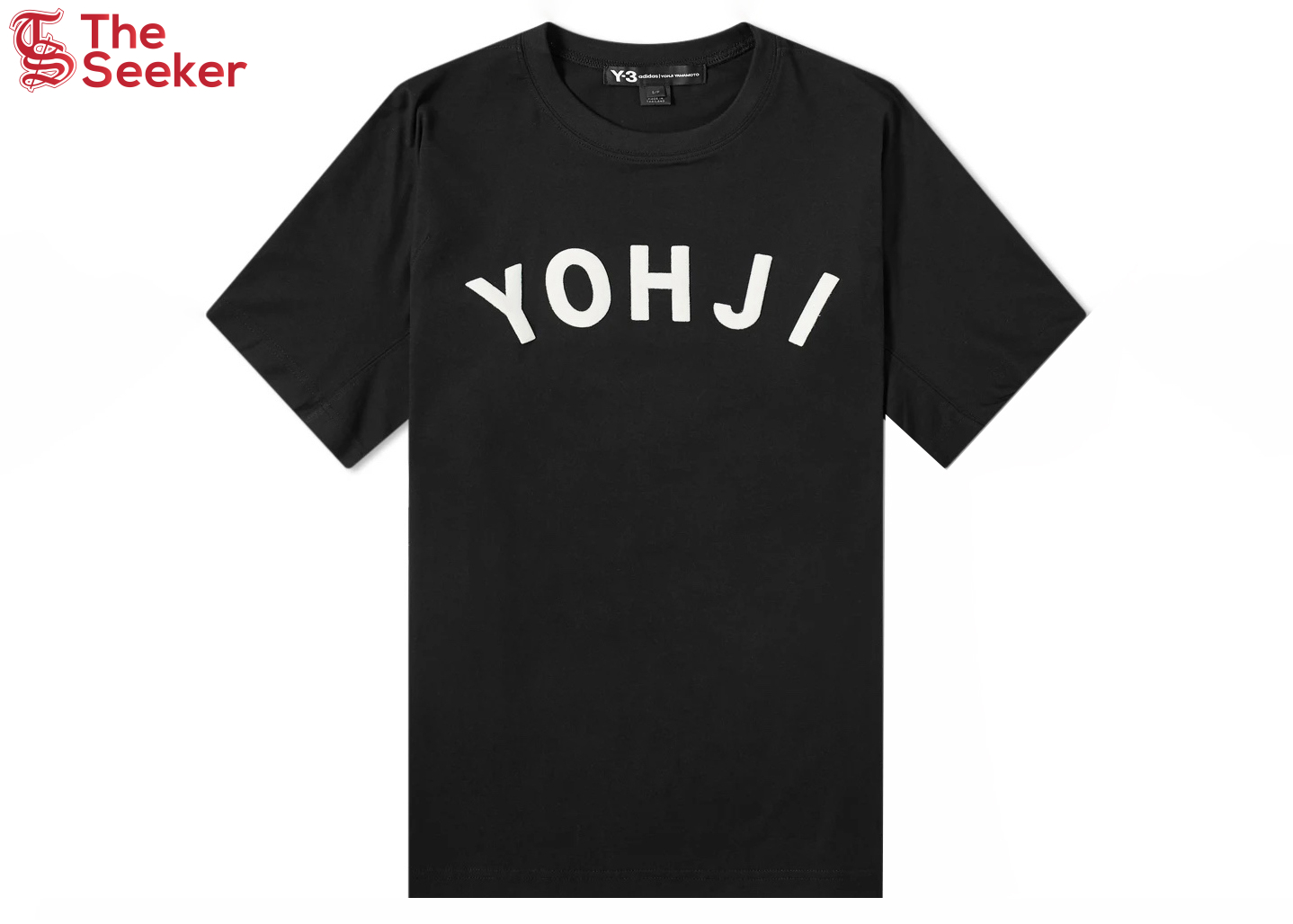 adidas Y-3 Yohji Letters Short Sleeve Tee Black/Off White