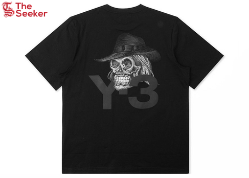 adidas Y-3 Yohji Skull Short Sleeve Tee Black