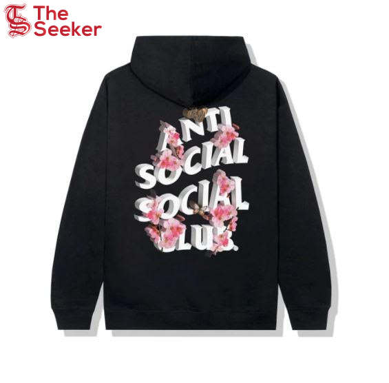 Anti Social Social Club 4k Kkoch Hoodie Black