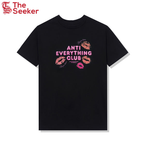 Anti Social Social Club Anti Everything Club <3 T-shirt Black